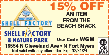 Special Coupon Offer for Shell Factory & Nature Park